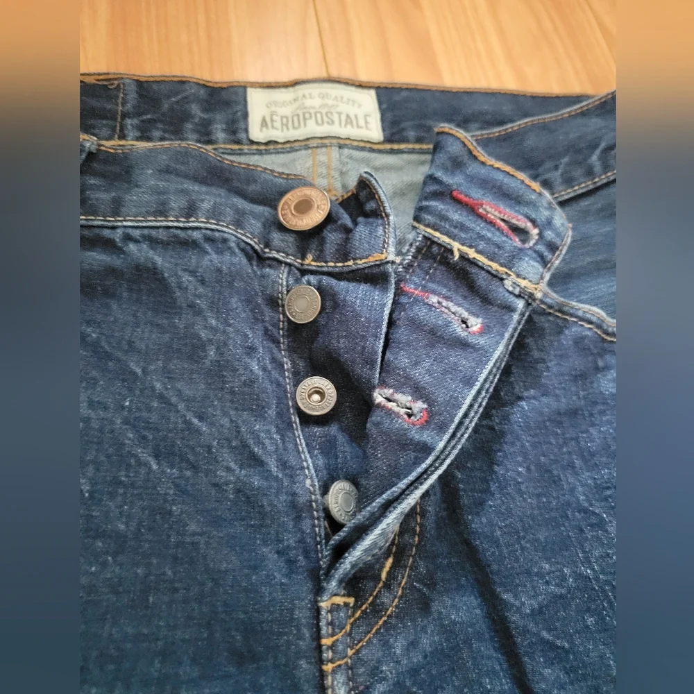 TWO Aeropostale Blue Jeans Sz.31 x 32 Essex STRAIGHT leg